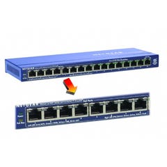 Switch Ethernet Netgear 16 Ports Rj45 8 Ports Rj45 + 8 Ports Rj45 Poe 100f S116p 0