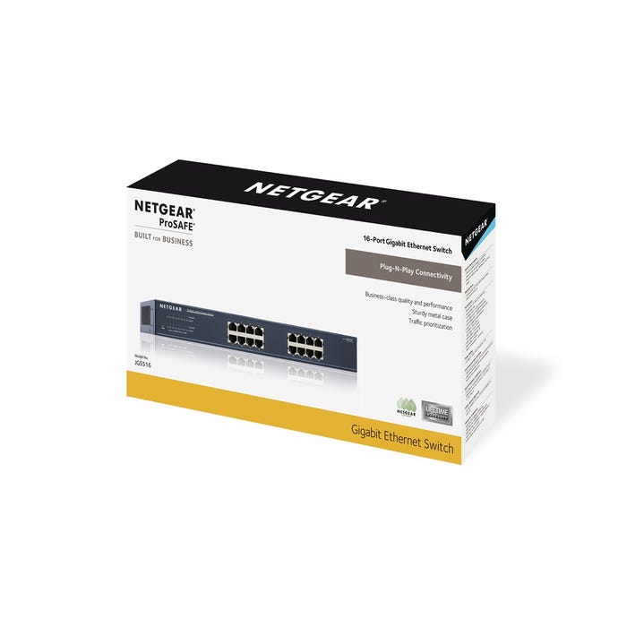 NETGEAR JGS516 Switch Ethernet 16 ports Gigabit Rackable 2