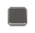 bouton poussoir - no - lumineux - anthracite - composable - legrand plexo 069813l