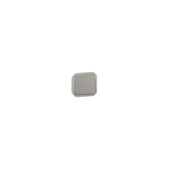 bouton poussoir inverseur - no/nc - gris - composable - legrand plexo 069541l 2