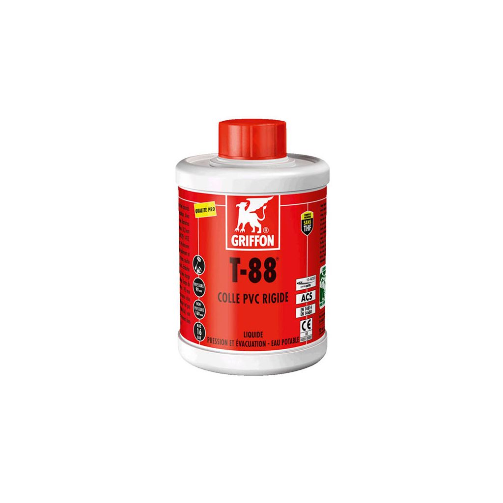 Colle liquide PVC rigide T-88 - Bidon 1L