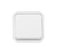 bouton poussoir inverseur - no/nc - lumineux - blanc - composable - legrand plexo 069616l