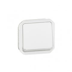 va et vient ou interrupteur - 10a - lumineux - blanc - composable - legrand plexo 069613l 1