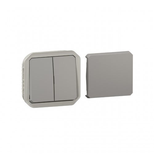 transformeur - gris - composable - legrand plexo 069506l 1