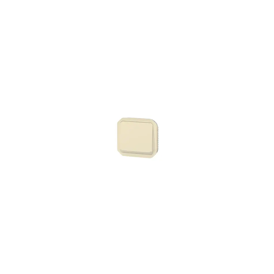 bouton poussoir inverseur - no/nc - lumineux - beige - composable - legrand plexo 069826l 1