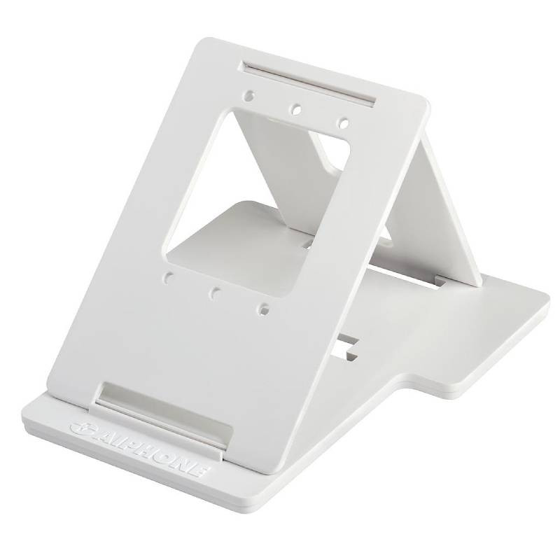 support bureau - pour moniteur mains libres écran 3.5 ou 7 pouces - blanc - aiphone mcwsb