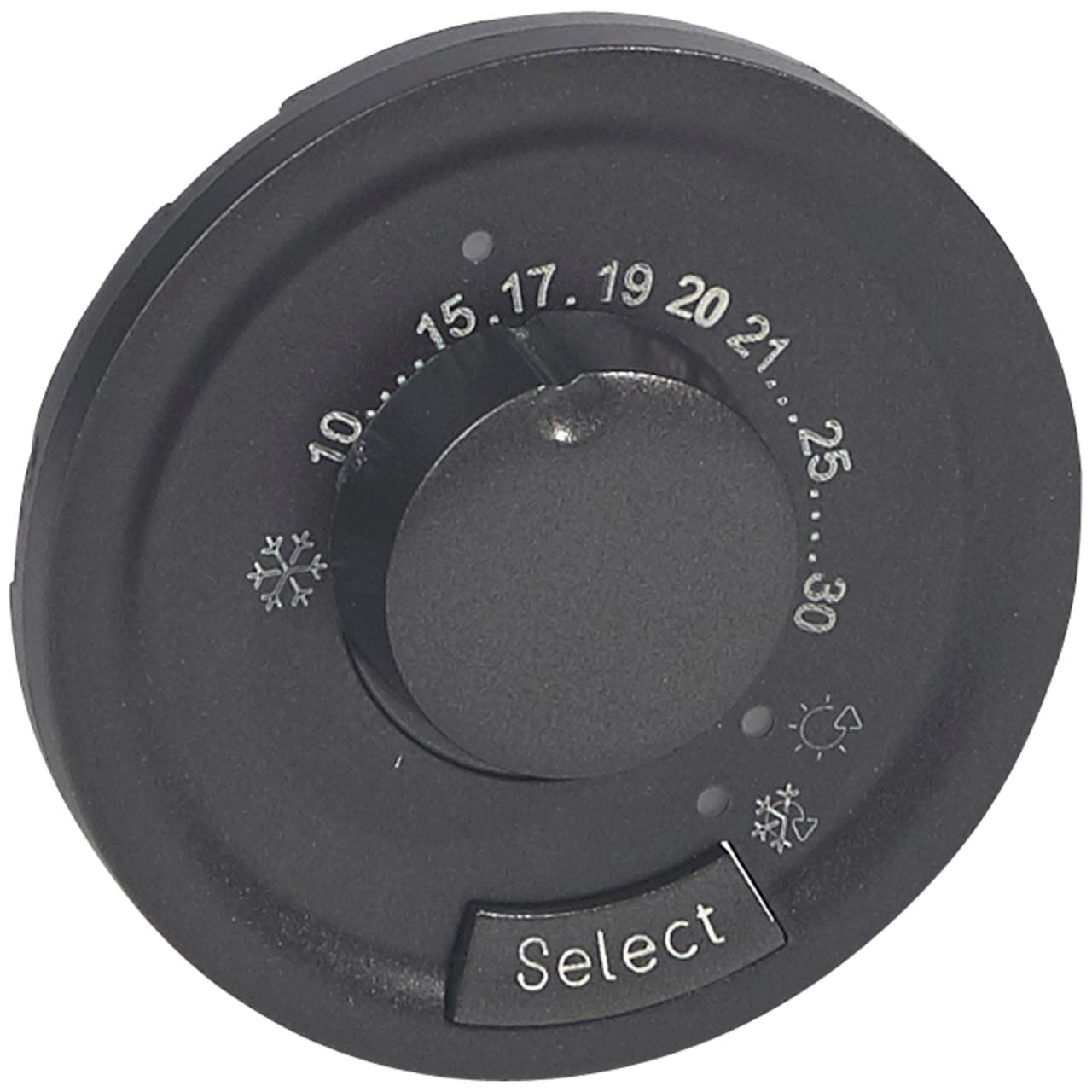 enjoliveur - thermostat d'ambiance - legrand céliane - graphite 0