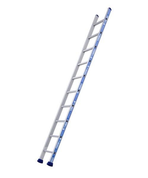 Tubesca - Echelle simple Alu 10 échelons Hauteur accès 3,87 m max. - PLATINIUM DROITE Tubesca Comabi