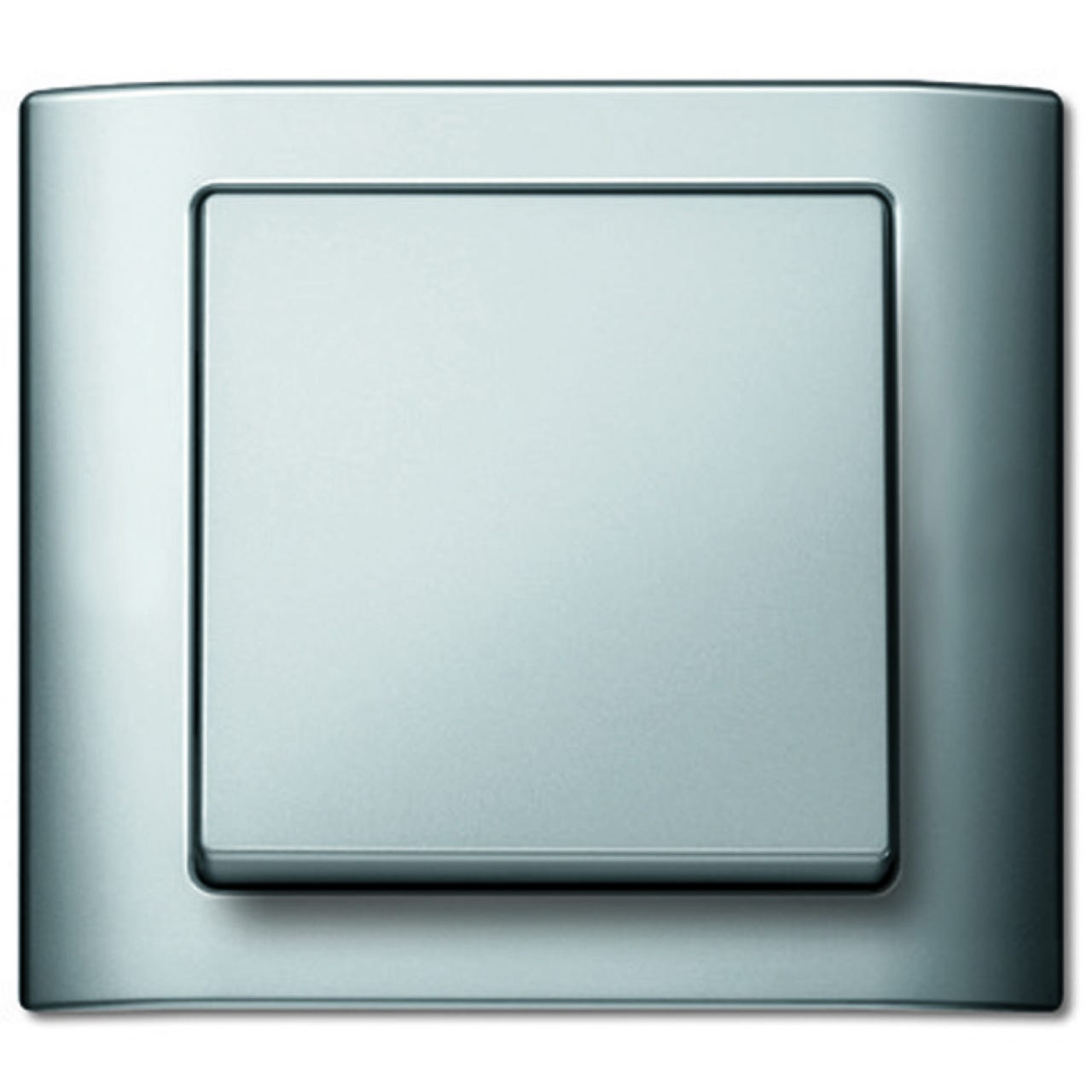 plaque - 1 poste - aqua - aluminium - schneider electric mtn400160 0
