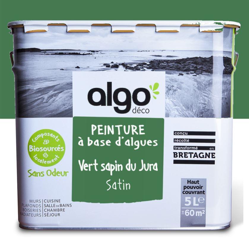 Peinture saine Algo  Vert Sapin  Satin  5L Bricoman
