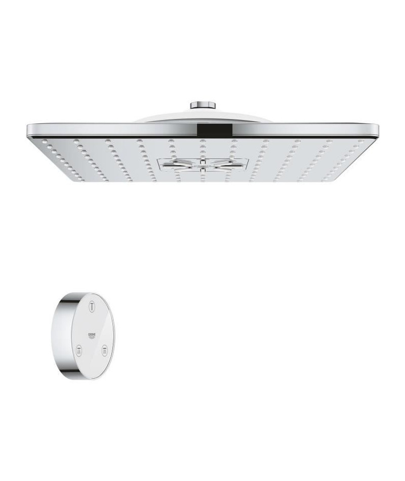 GROHE Douche de tete 2 jets Rainshower SmartConnect 310 Cube 26643000