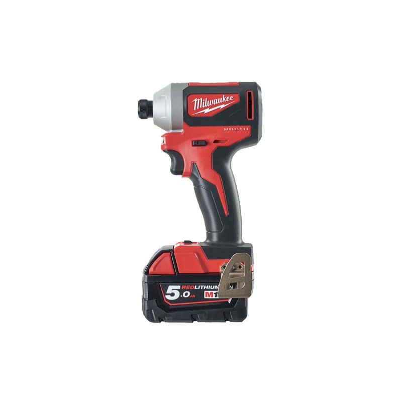 Visseuse à chocs MILWAUKEE Brushless M18 BLID2-502X - 2 batteries 5.0 Ah - 1 chargeur - 4933464520