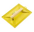 MONDELIN - Taloche pro ABS jaune, rectangulaire, poignée bois - 14 x 44 cm