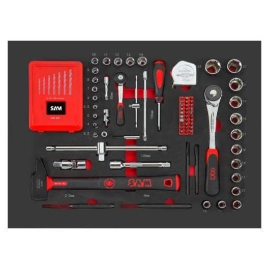 Composition de 145 outils pour technicien de maintenance industrielle dans un valise séduction - SAM OUTILLAGE - CP-146 4