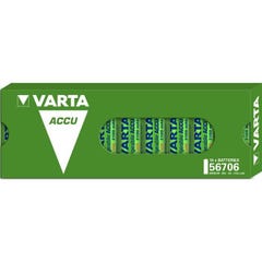 Batterie Varta NiMH, Mignon, AA, HR06, 1,2 V/2100 mAh Accu Power, préchargée, boîte de vente au détail (paquet de 10) 0