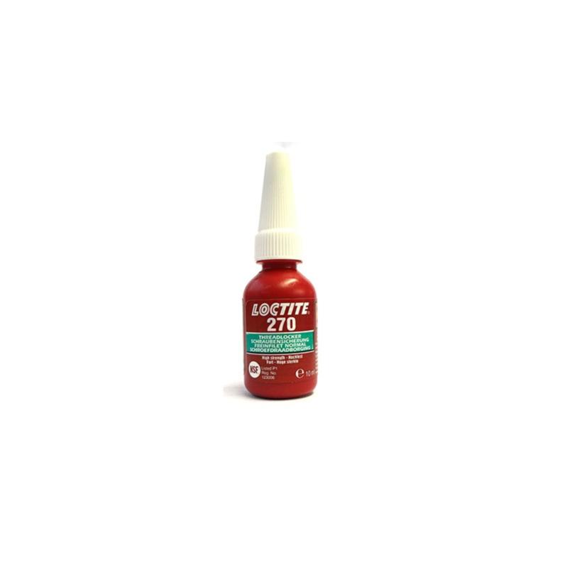 Frein filet liquide Loctite 270 - Pour fixations filetées - Bouteille - 10 ml - Vert