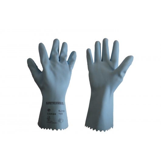 MONDELIN - LOT 10 paires gants latex bleu t 9 0