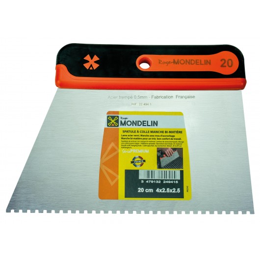 MONDELIN - Spatule à colle manche bi-matière 20 cm