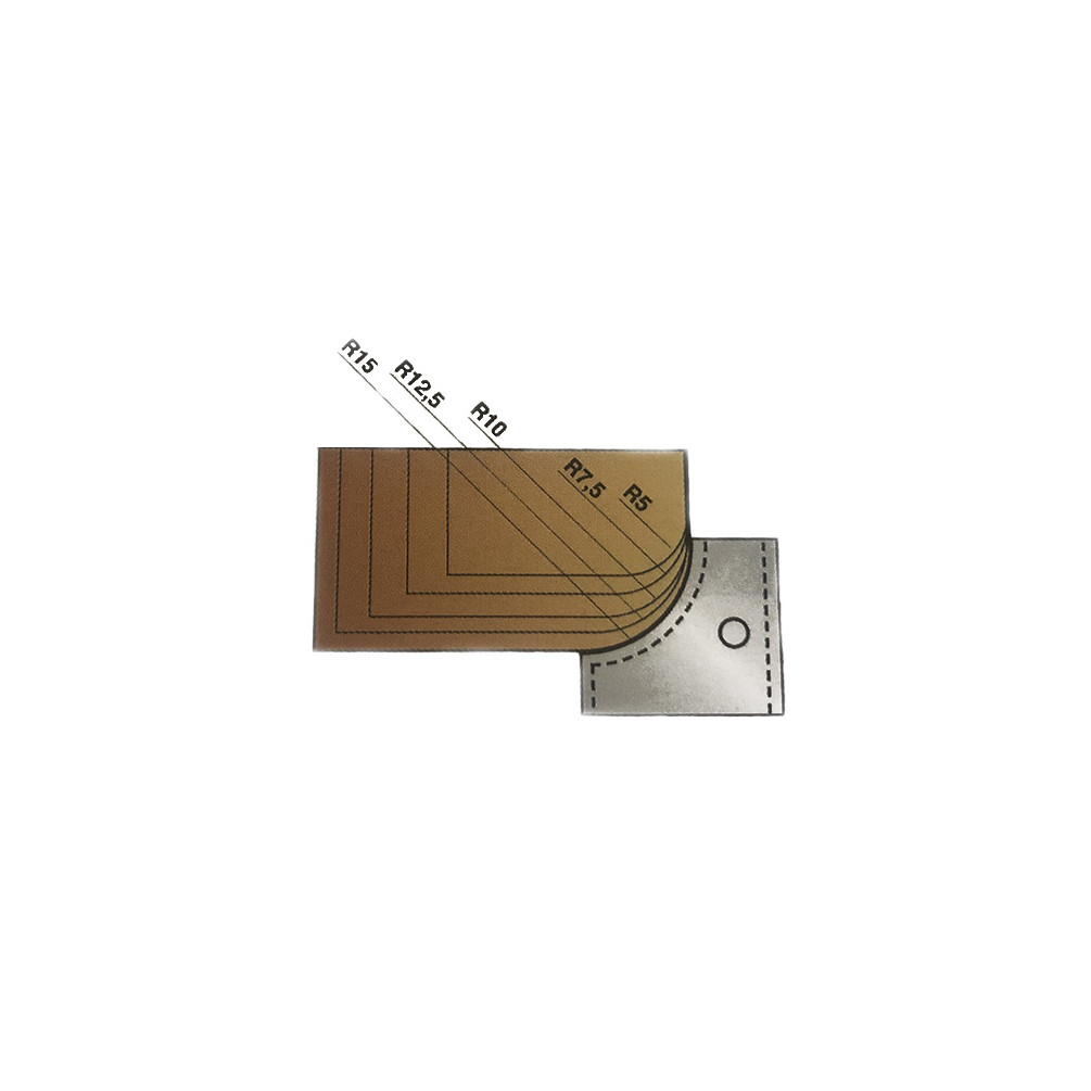 2 fers R12 HM carbure 25 x 25 x 2 mm pour porte-outils 967.130.3075