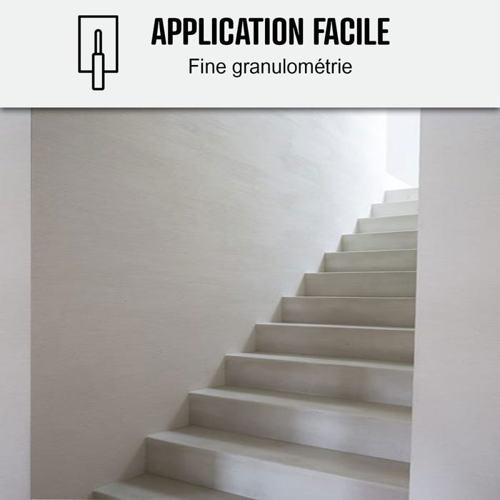 Béton Ciré Escalier - Complet primaire et vernis de finition - En neuf ou rénovation Rocou Orange Cuivre - 2 m² (en 2 couches)ARCANE INDUSTRIES 8