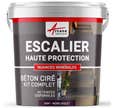 Béton Ciré Escalier - Complet Primaire Et Vernis De Finition - En Neuf Ou Rénovation - Mure Violet - 10 M² (en 2 Couches)