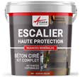 Béton Ciré Escalier - Complet Primaire Et Vernis De Finition - En Neuf Ou Rénovation - Goyave Rouge - 5 M² (en 2 Couches)