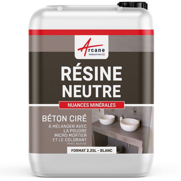 RESINE NEUTRE POUR BETON CIRE - 2.25 L - - ARCANE INDUSTRIES 0
