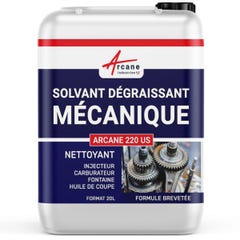 DÉGRAISSANT PIÈCES MÉCANIQUES : Pou injecteur carburateur Fontaine graisse huile de coupe - 20 LARCANE INDUSTRIES 0