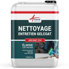 NETTOYAGE ENTRETIEN GELCOAT- Nettoyant coques polyester - 5 L - - ARCANE INDUSTRIES 0