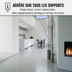 Béton Ciré Sol en - Primaire et vernis de finition inclus - 10 m² (en 2 couches) - Canard Gris Bleuté - ARCANE INDUSTRIES 5