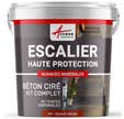 Béton Ciré Escalier - Complet Primaire Et Vernis De Finition - En Neuf Ou Rénovation - Goyave Rouge - 2 M² (en 2 Couches)