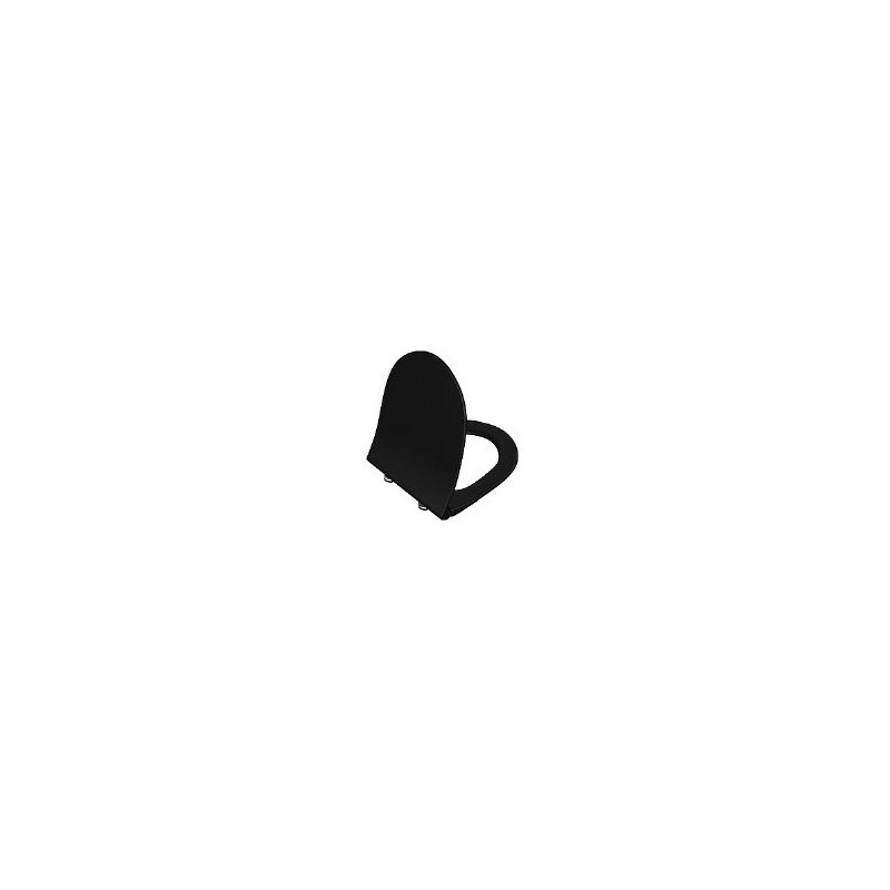 Vitra SENTO Abattant ultra-fin frein de chute noir mat (120-083R009)