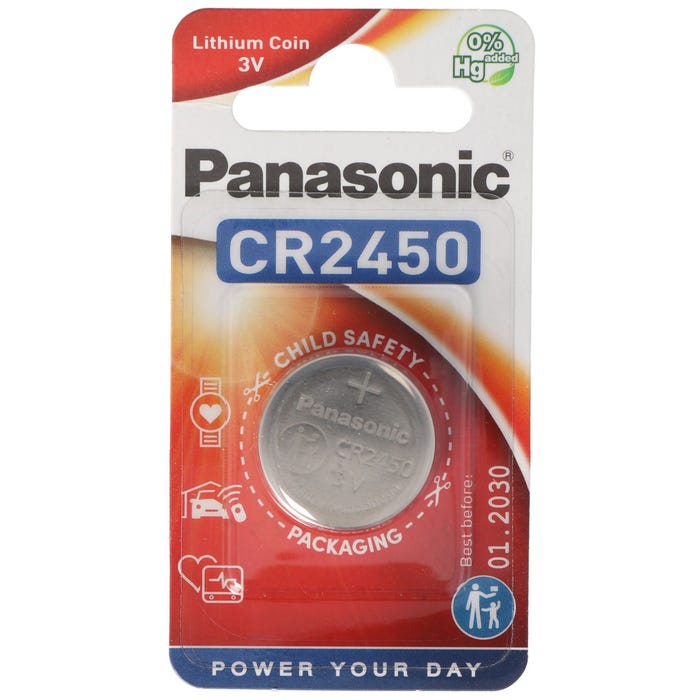 Panasonic CR2450 Pile Lithium IEC CR 2450 EL 2