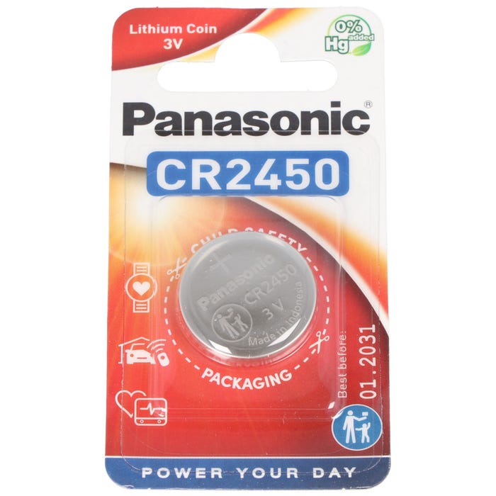 Panasonic CR2450 Pile Lithium IEC CR 2450 EL 0