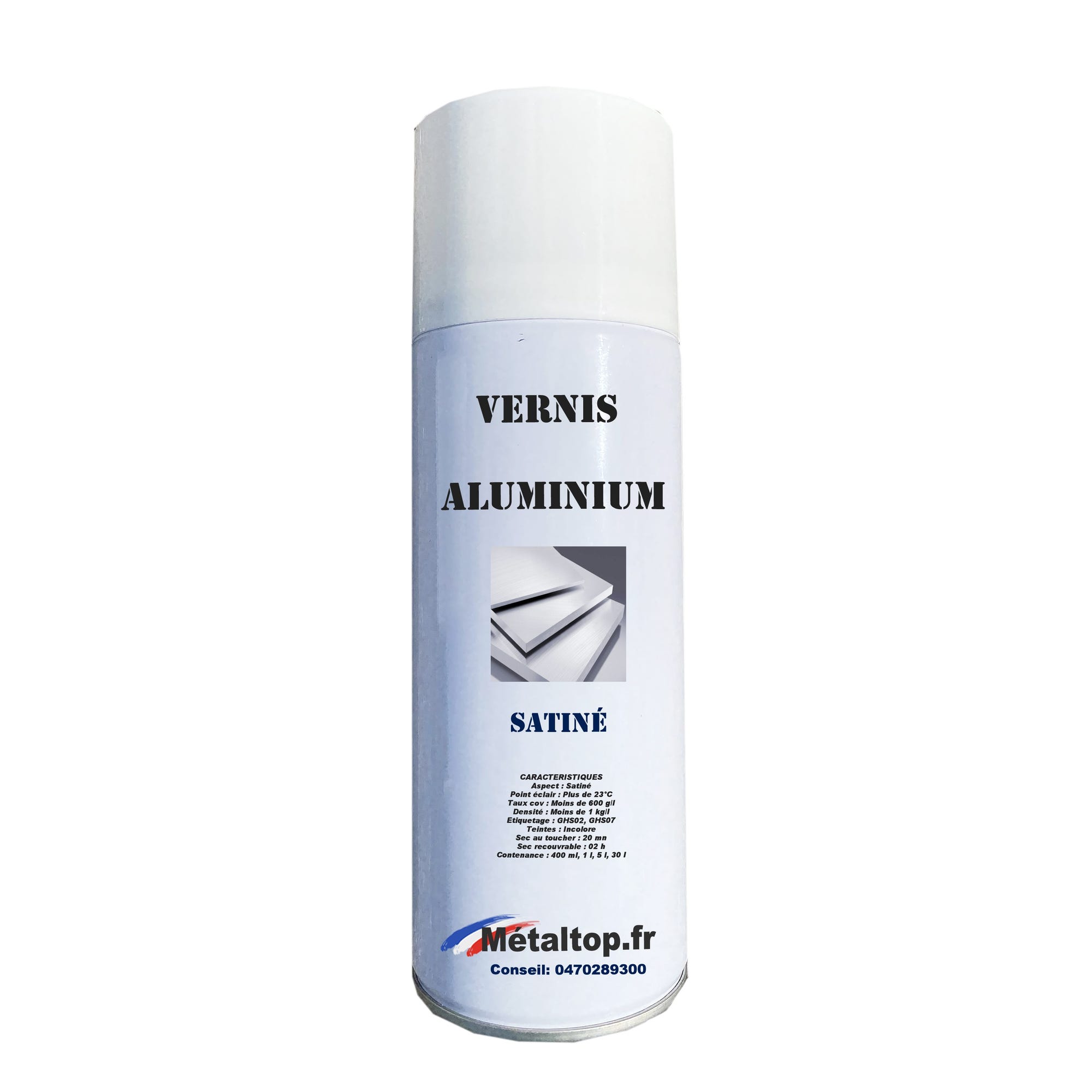 Vernis Aluminium - Metaltop - Incolore - RAL Incolore - Pot 5L 3