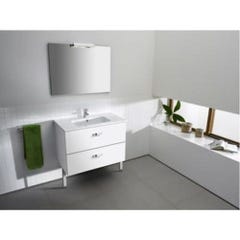 Pack meuble Unik VICTORIA 80cm blanc brillant sans pieds - ROCA - A855859201 2