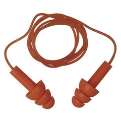 Sachet de 10 bouchons d’oreilles CONICFIT010 réutilisable - DELTA PLUS - CONICFIT06BL 0