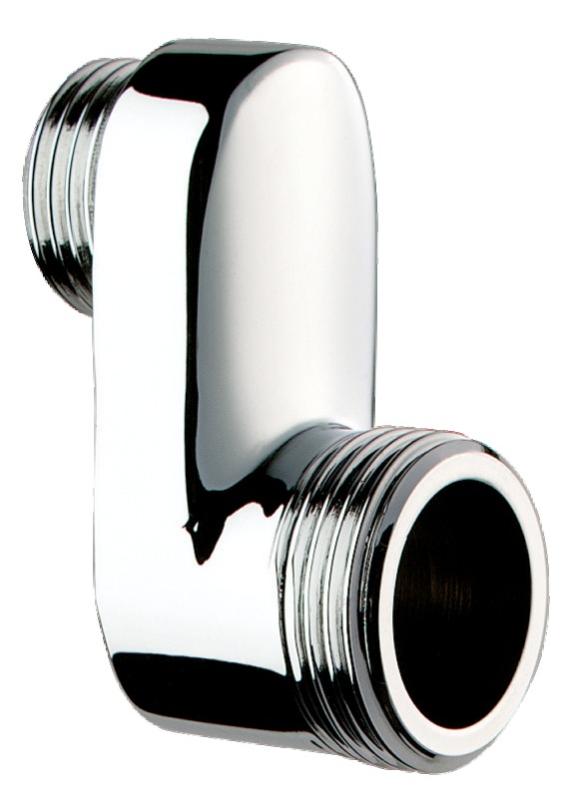 Raccord sanitaire excentré chromé M 1/2'' M 3/4'' L 35 (la paire) - DELABIE - 853327.2P
