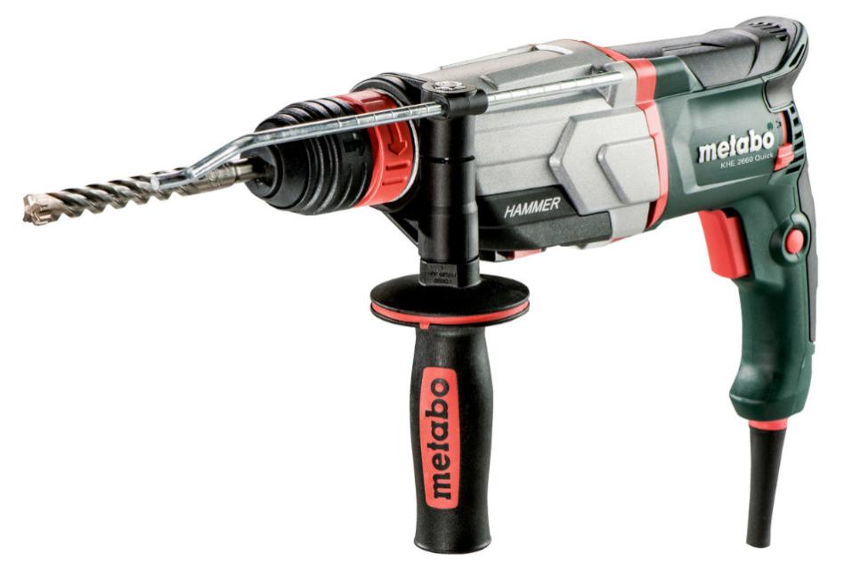 Marteau combiné 850W KHE 2660 QUICK + mandrin quick + coffret metaBOX - METABO - 1210083