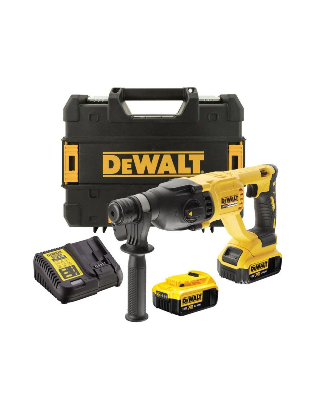 Perforateur SDS+ 18V + 2 batteries 4Ah + chargeur + coffret T-STAK - DEWALT - DCH133M2