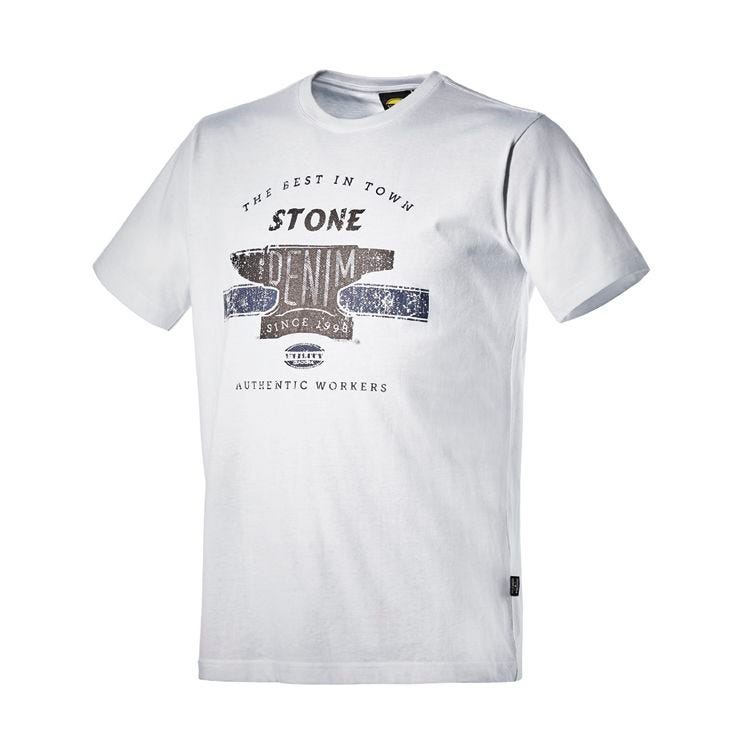 Tee-shirt de travail GRAPHIC DENIM à manches courtes blanc TXL - DIADORA SPA - 702.171200.XL 20002 0