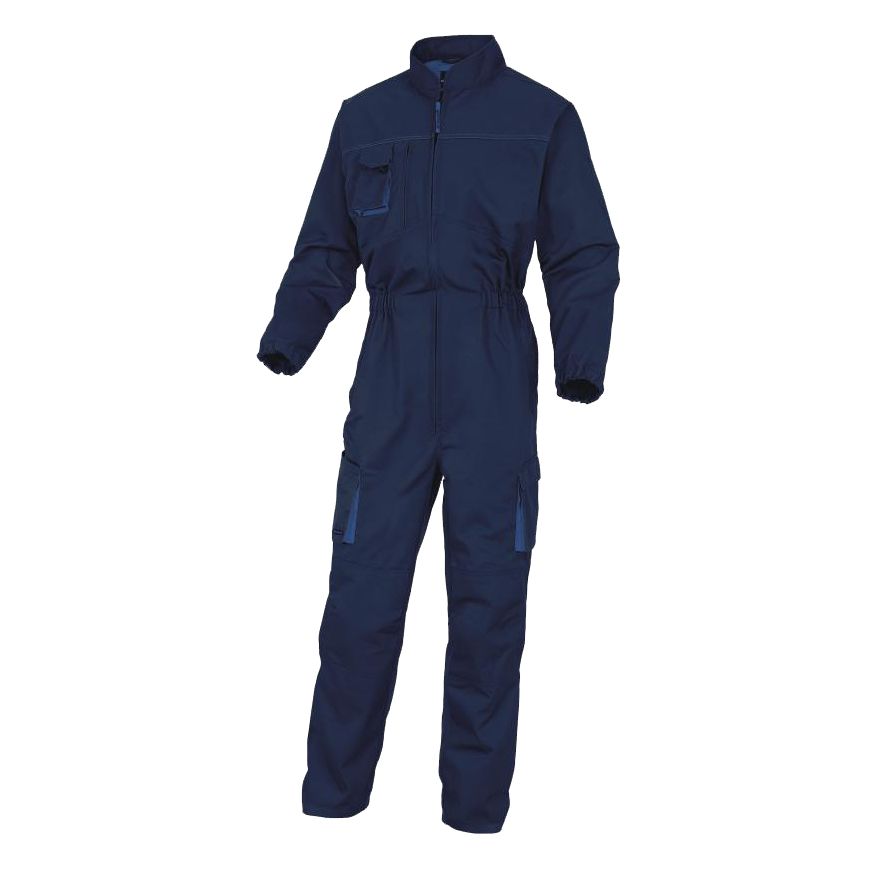 Combinaison de travail multipoches MACH2 M2CO2 bleu marine bleu roi T3XL DELTA PLUS M2COMBM3X Bricoman