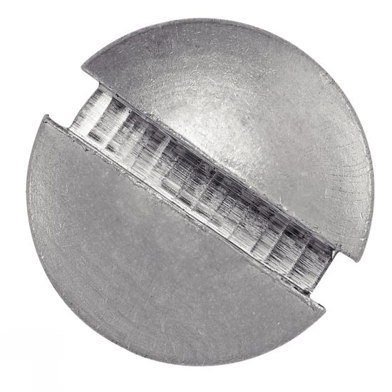 Vis à métaux tête fraisée fendue inox A2 DIN963 12x40 boîte de 50 pièces - ACTON - 6220812X40