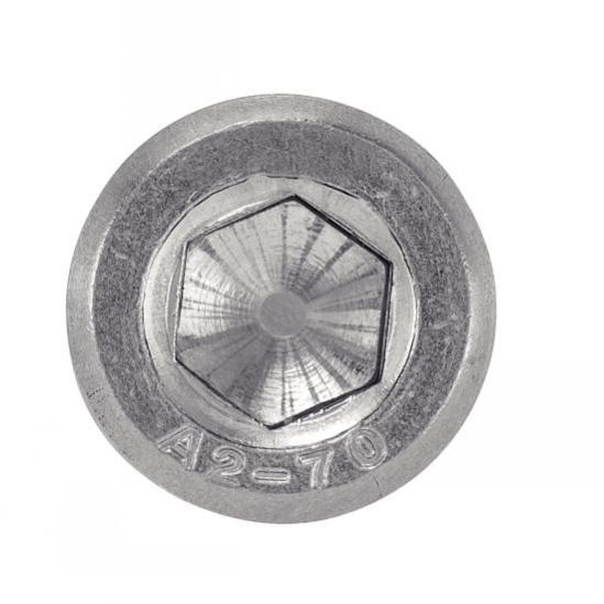 Vis métaux tête cylindrique 6 pans creux inox A2 DIN912 20x90 boite de 25 pièces - ACTON – 6220120X90