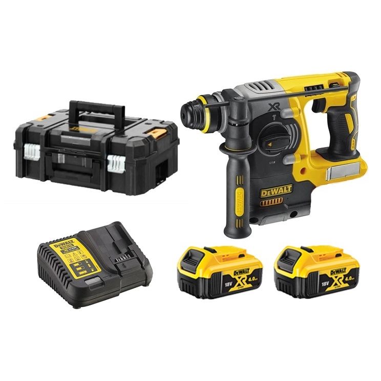 Perforateur-burineur SDS+ XR Brushless DCH273NT 18 V + 2 batteries 4Ah + chargeur + T-STAK - DEWALT - DCH273M2