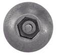 Vis métaux tête bombée Torx teton inviolable A2 ISO 7380 4X25 boîte de 100 - ACTON - 628054X25
