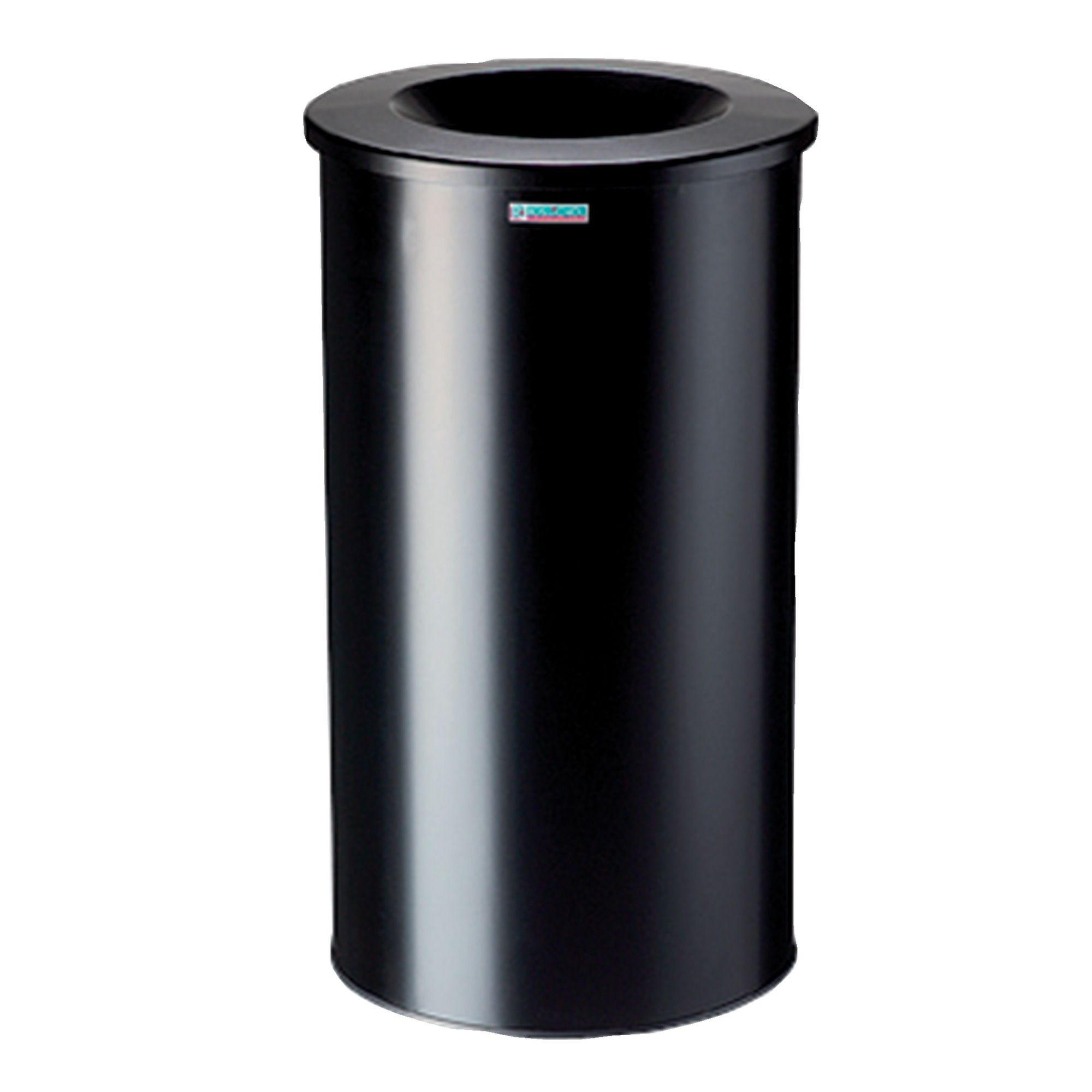 Corbeille à papier anti-feu Neo 50 l noire - ROSSIGNOL - 52222 + 52233