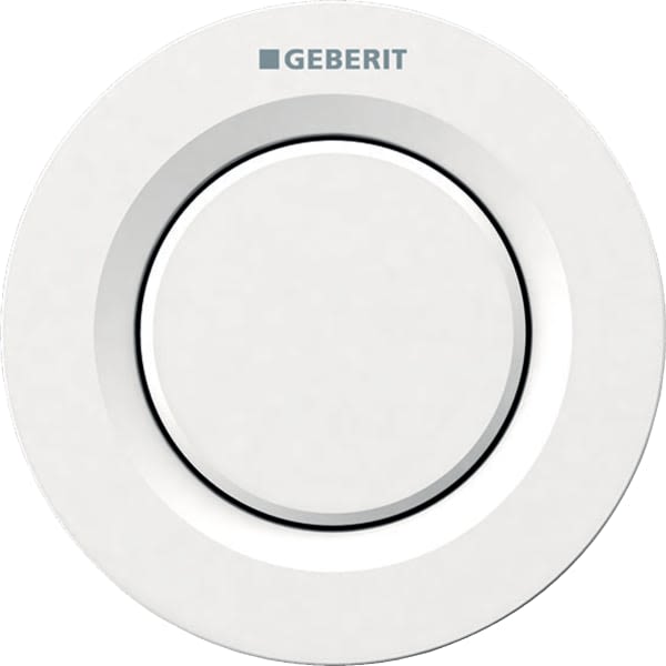 Poussoir pneumatique apparent blanc - GEBERIT - 116.046.11.1 1