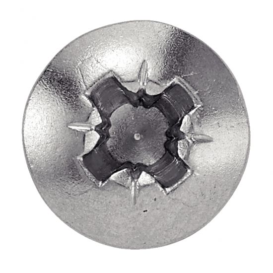 Vis à tôle tête cylindrique large inox A2 DIN7981 3,5x6,5 boite de 200 pièces - ACTON - 624053,5X6,5