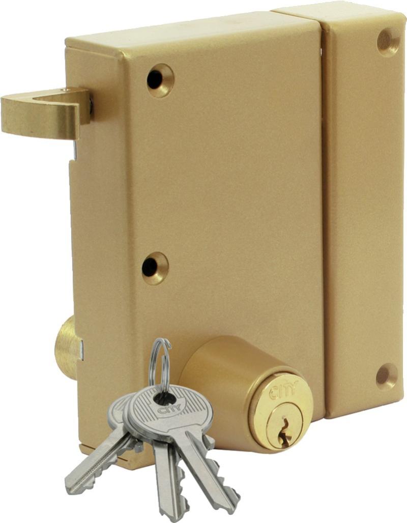 Serrure ZENITH 571 vertical tirage Cylindre de 40 droite - ISEO - 25080401.5